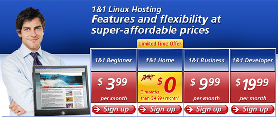 3 Months free on web hosting